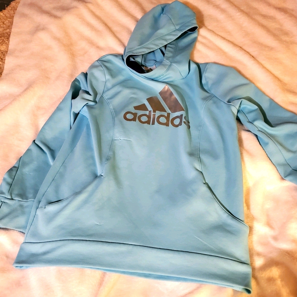 Hooded Fleece Adidas Jacket